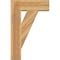 Ekena Millwork Traditional Block Rough Sawn Bracket, Western Red Cedar, 6"W x 22"D x 34"H BKT06X22X34TRA05RWR - alternate 3